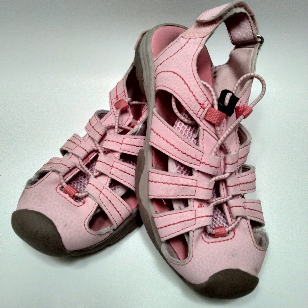 Eddie Bauer Pink Athletic Sandals Girls Size 13 Toddler.